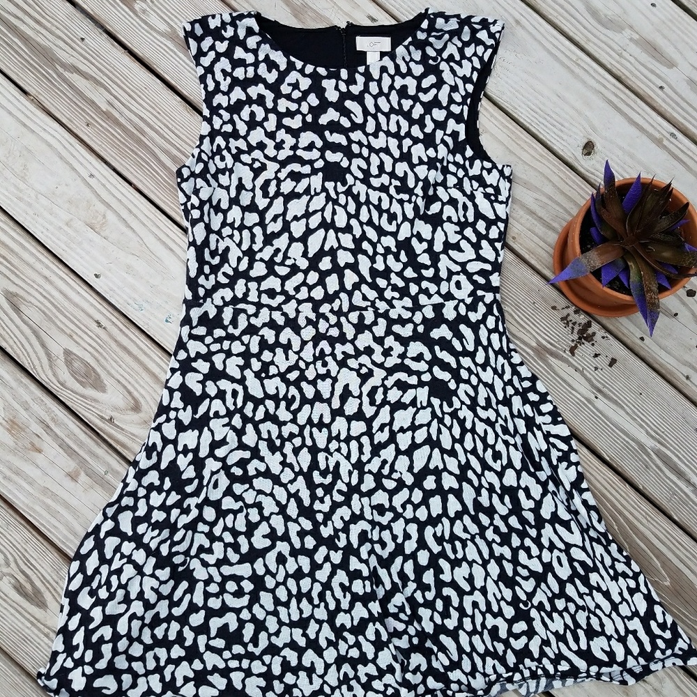 LOFT Dress - Black & White